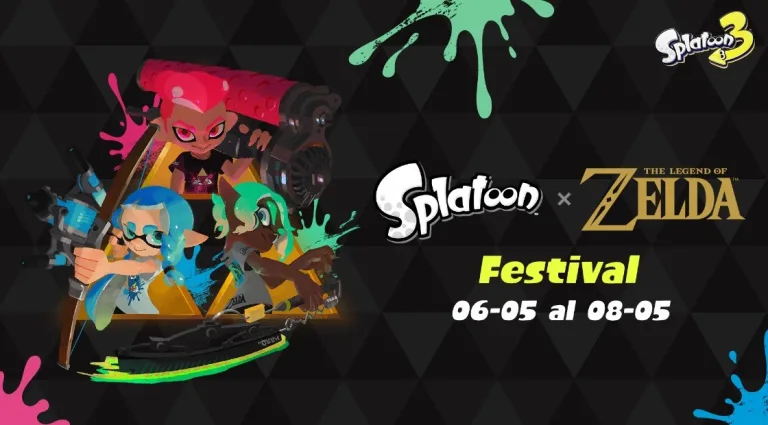 Nintendo anuncia nuevo Splatfest: Splatoon 3 x The Legend of Zelda Tears of the Kingdom
