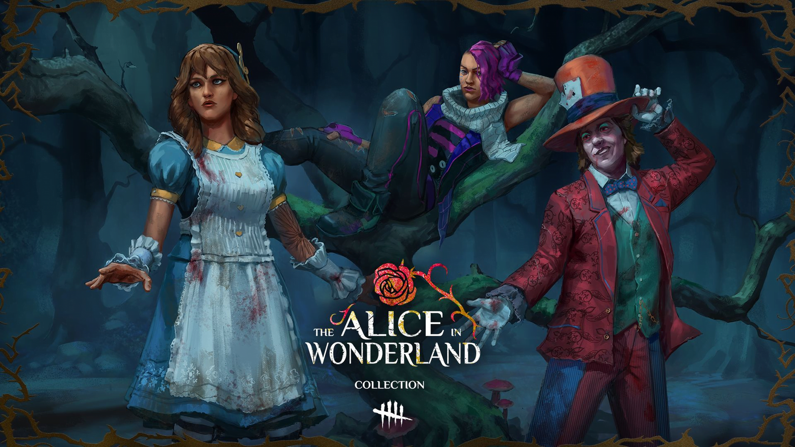 Dead by Daylight presenta su colección de Alicia en el País de las Maravillas