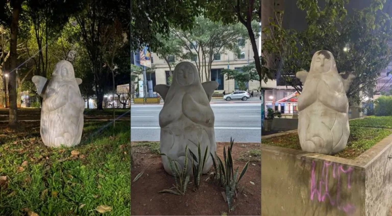 Estatuas de la diosa Hylia aparecen misteriosamente en las calles de Brasil