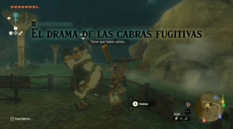 Cómo completar El Drama de las cabras fugitivas en Zelda Tears of the Kingdom