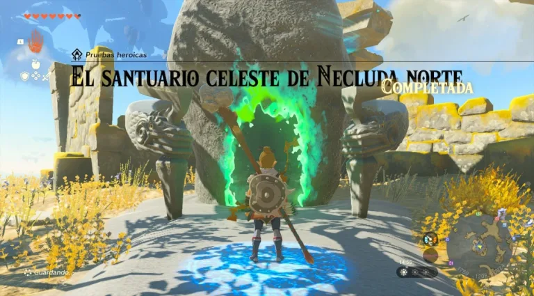 El Santuario Celeste de Necluda Norte en The Legend of Zelda Tears of the Kingdom