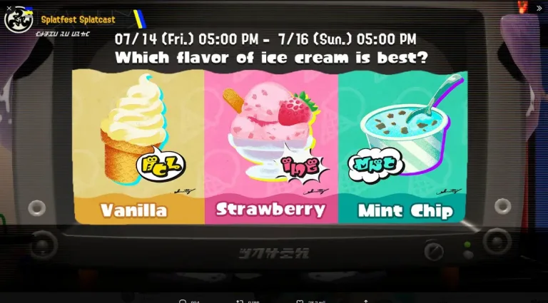 ¿Qué sabor de helado es mejor?: este fin de semana comienza el nuevo festival en Splatoon 3