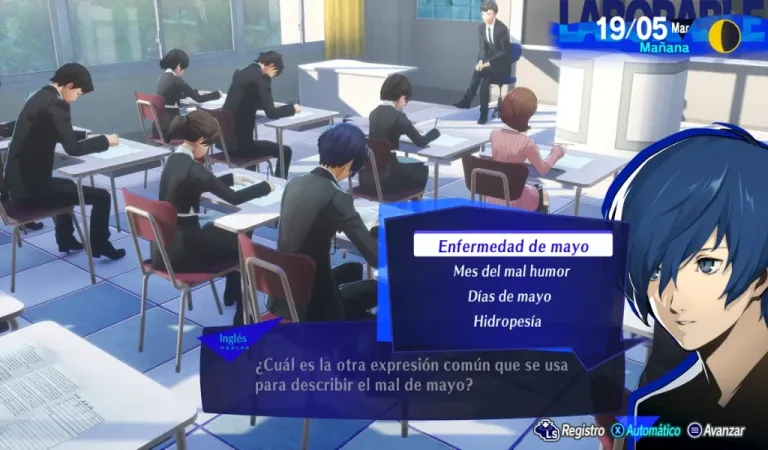 Persona 3 Reload: Todas las respuestas de las clases y exámenes