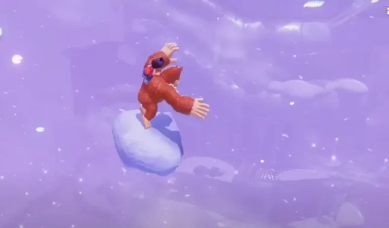 Fans están rompiendo el juego usando truco de vuelo infinito en Donkey Kong Bananza