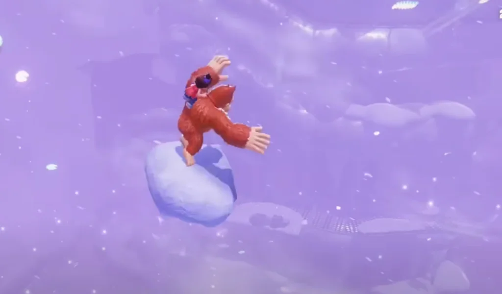 Vuelo infinito en donkey kong bananza