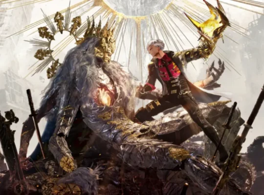 Protagonista de Code Vein 2 purificando a un Sucesor corrupto en la escena clave para desbloquear el Final Verdadero: Vínculos Milagrosos.