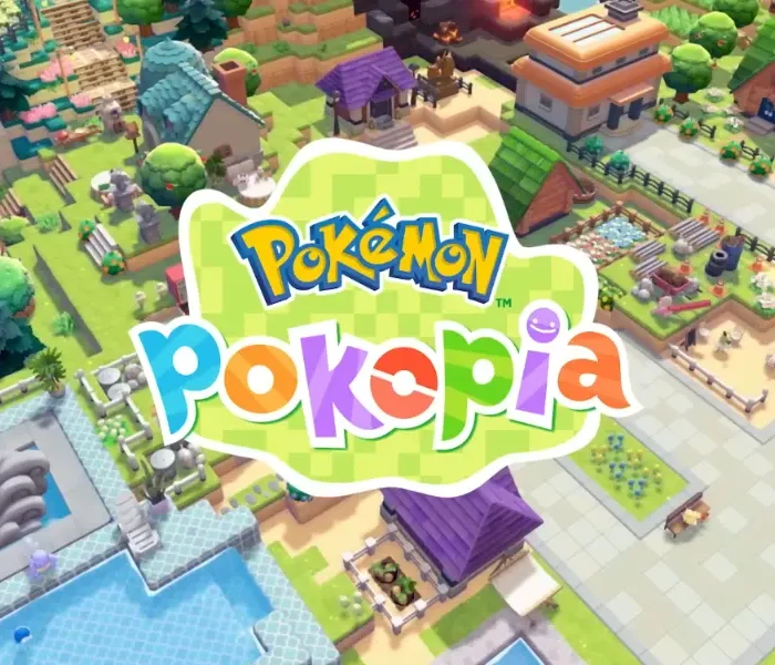 Pokémon Pokopia logo en el juego