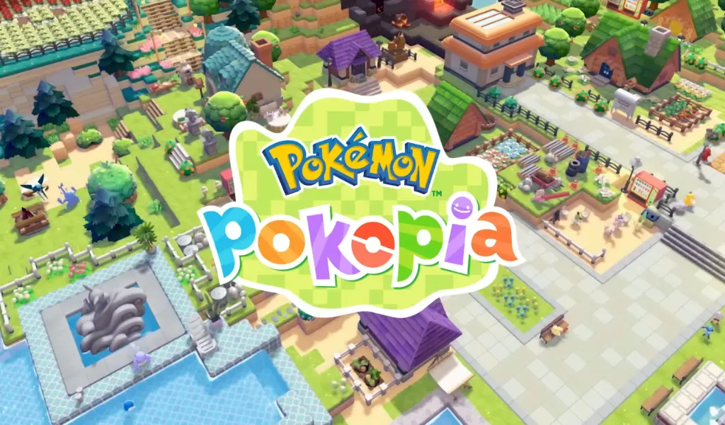 Pokémon Pokopia logo en el juego