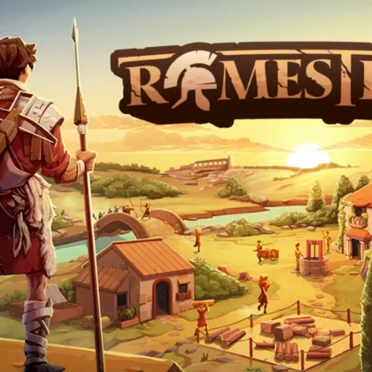 Portada oficial de Romestead, juego de supervivencia y construcción ambientado en la Roma antigua